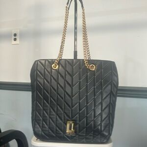 Karl Lagerfeld Paris leather tote